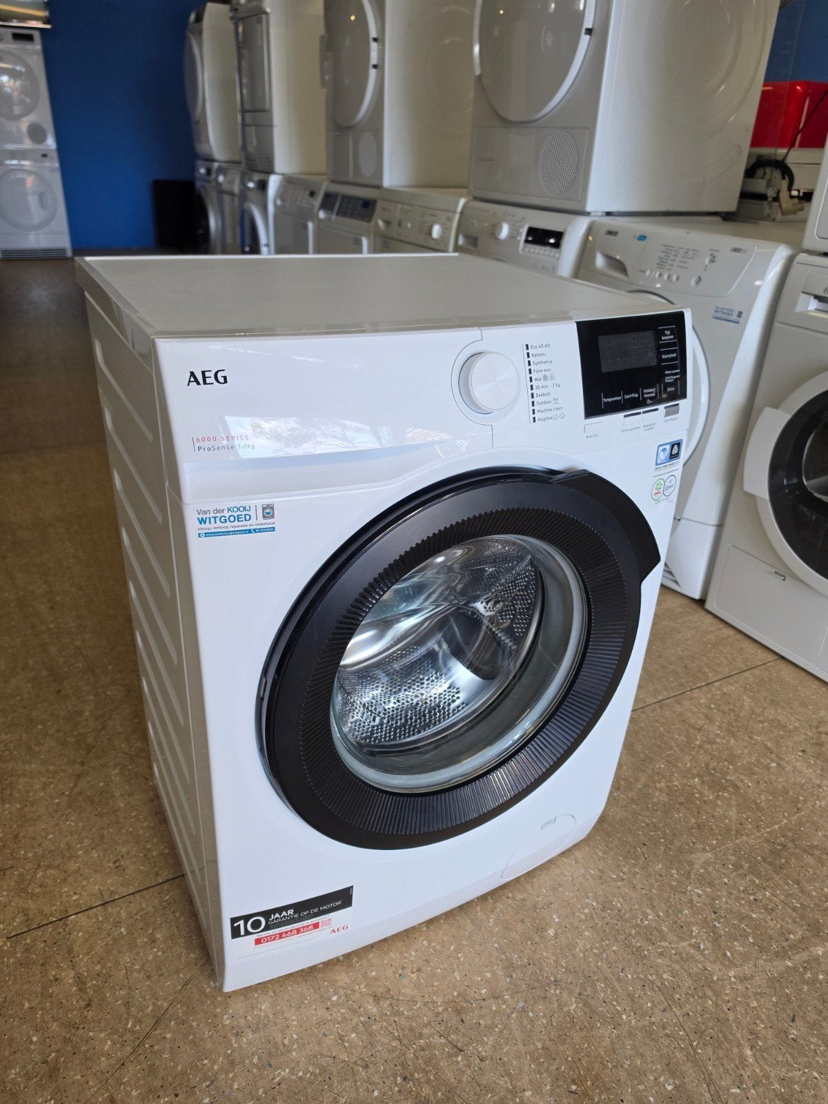 AEG 6000 Series wasmachine | 8 kilo | Gratis thuis 🚚✅️, AEG, Jirnsum, 1200 tot 1600 toeren, 8 tot 10 kg