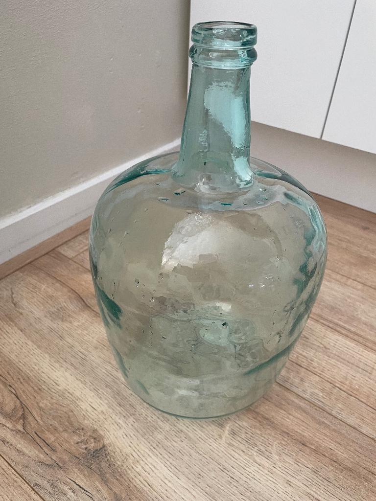 Glazen vaas fles, Ophalen, Overige kleuren, Minder dan 50 cm, Glas