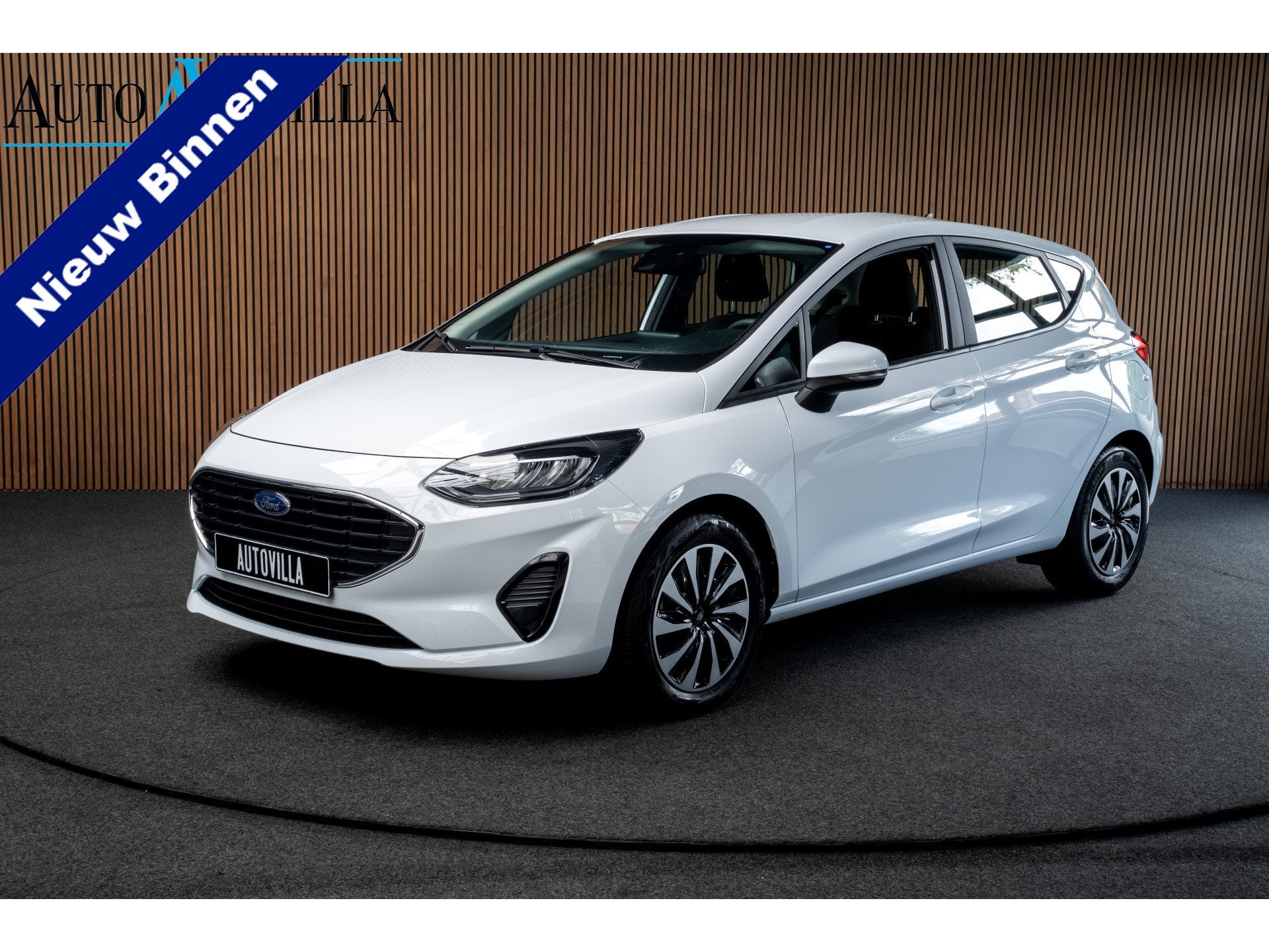Ford Fiesta 1.0 EcoBoost Hybrid Navi Climate Cruise PDC Carp, Stof, Zwart, Wit, Origineel Nederlands
