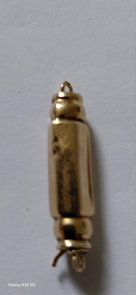 gouden staafslot 25 mm, Ophalen of Verzenden, Goud