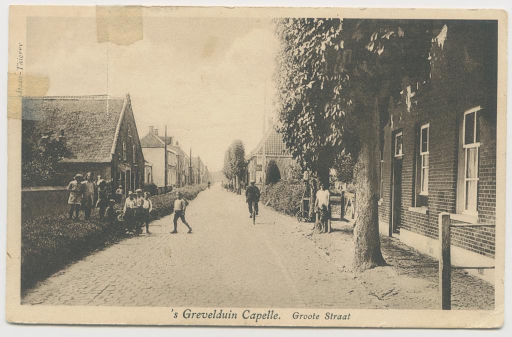 Sprang Capelle Grevelduin Grotestraat, Verzenden, 1920 tot 1940, Gelopen, Noord-Brabant
