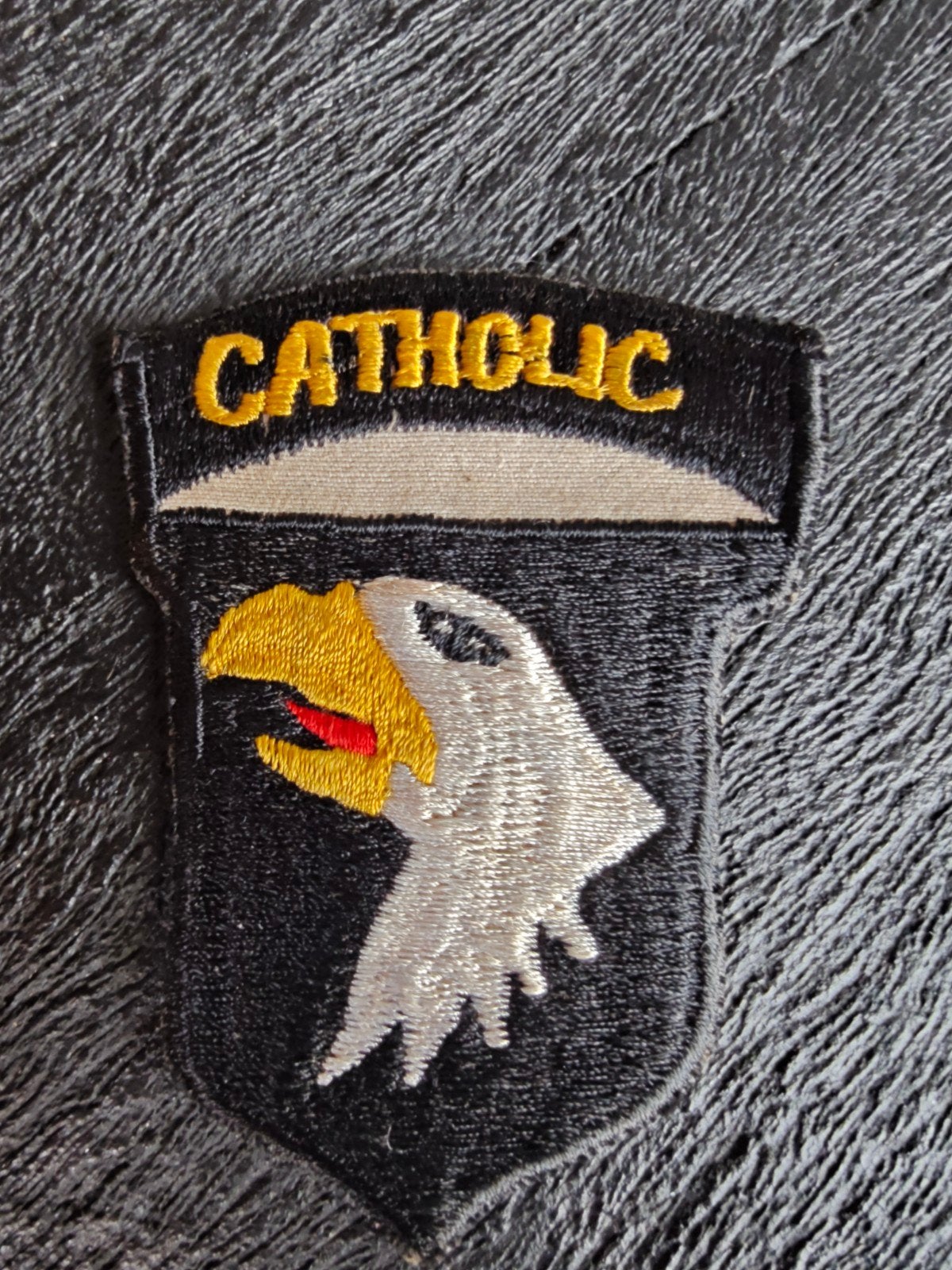 mouwembleem 101st Airborne Division Catholic, Verzenden, Landmacht, Amerika, Embleem of Badge