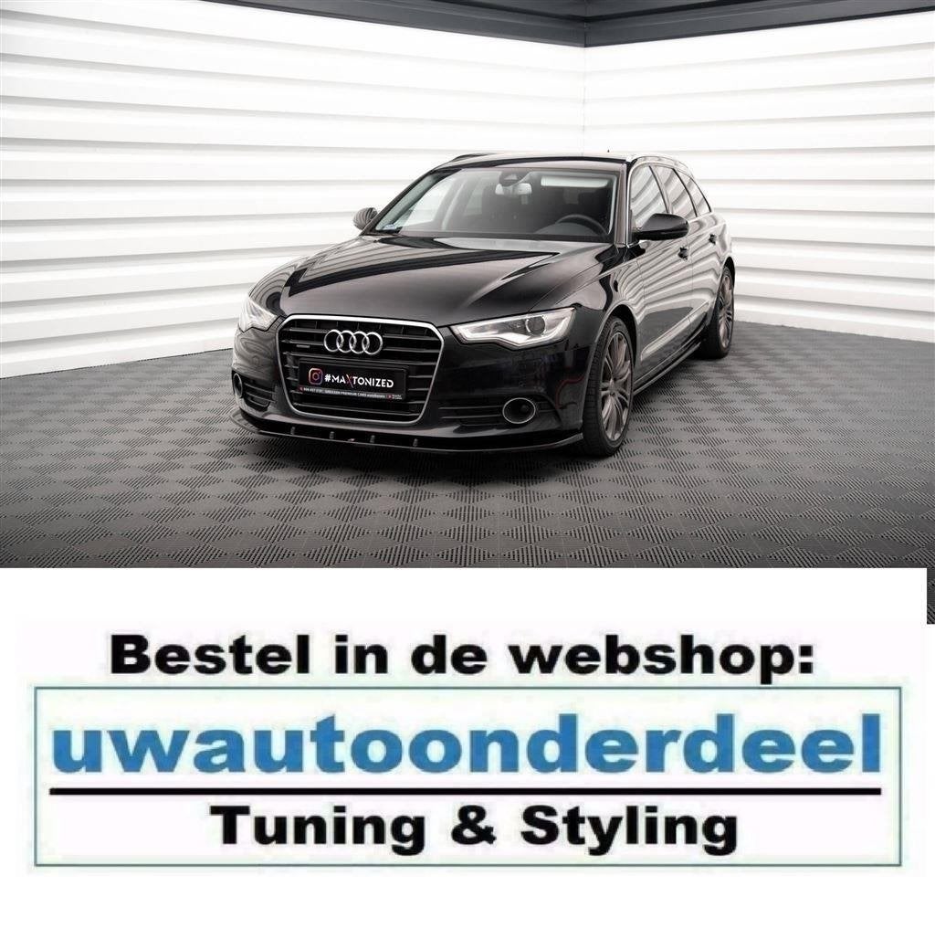 Maxton Design Spoiler Splitter Lip Geschikt voor Audi A6 C7