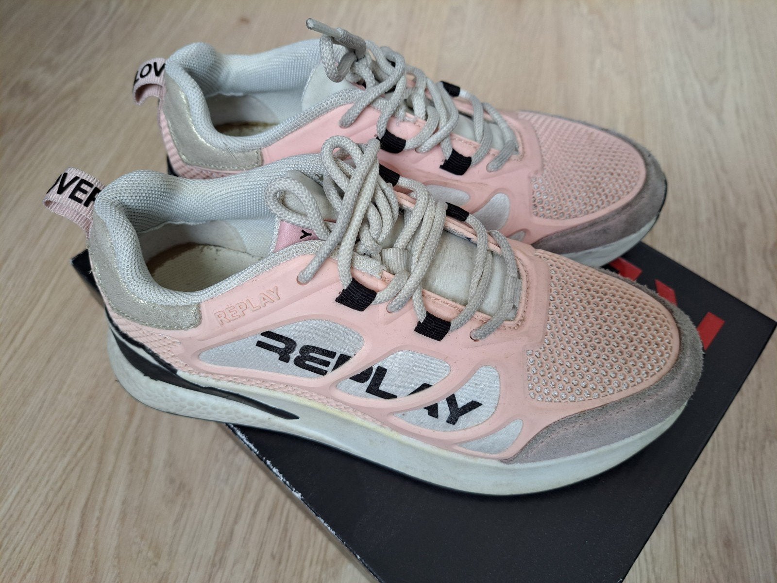 Replay schoenen gympen maat 36 meisje, Ophalen, Gebruikt, Schoenen, Meisje