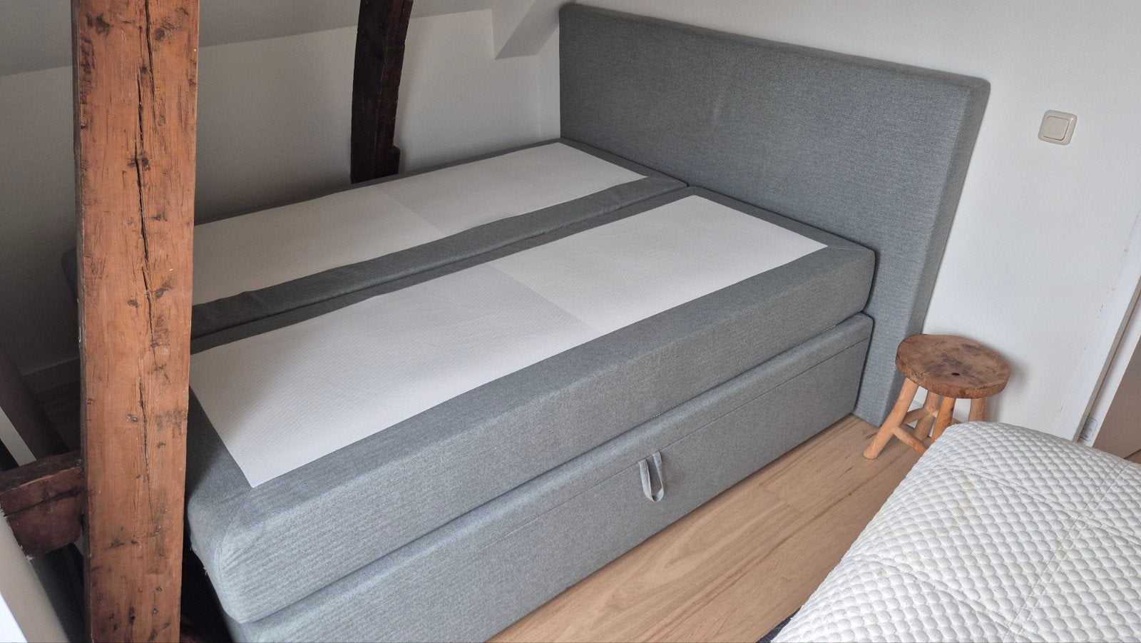 Swiss Sense Smart Storage 2 Boxspring met Matt Sleeps topper, Gebruikt, Tweepersoons, Ophalen of Verzenden, Overige maten