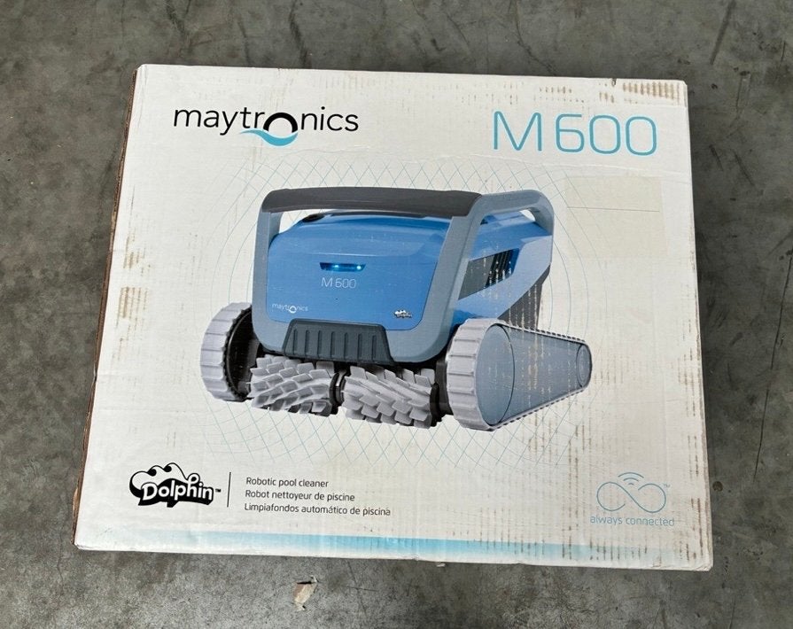 Maytronics Dolphin M600 zwembadrobot, Tuin en Terras, Zwembaden, Minder dan 80 cm, Overige typen, Rond, Nieuw