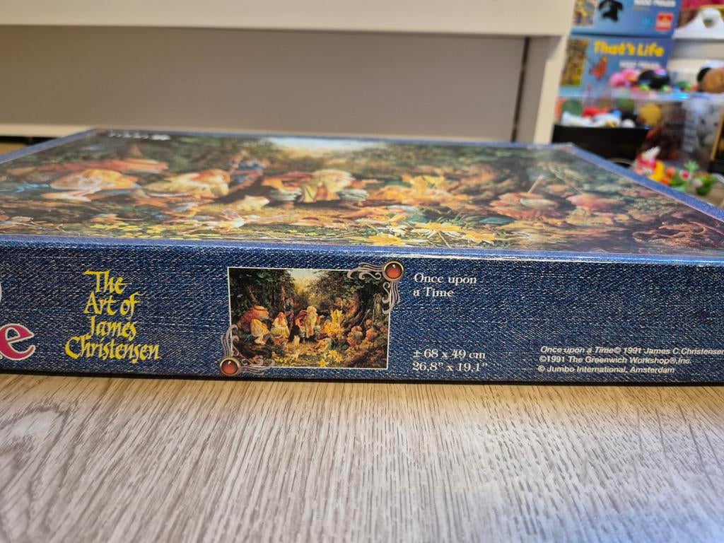 The art of James christensen puzzel once upon a time, Ophalen of Verzenden, 500 t/m 1500 stukjes, Legpuzzel