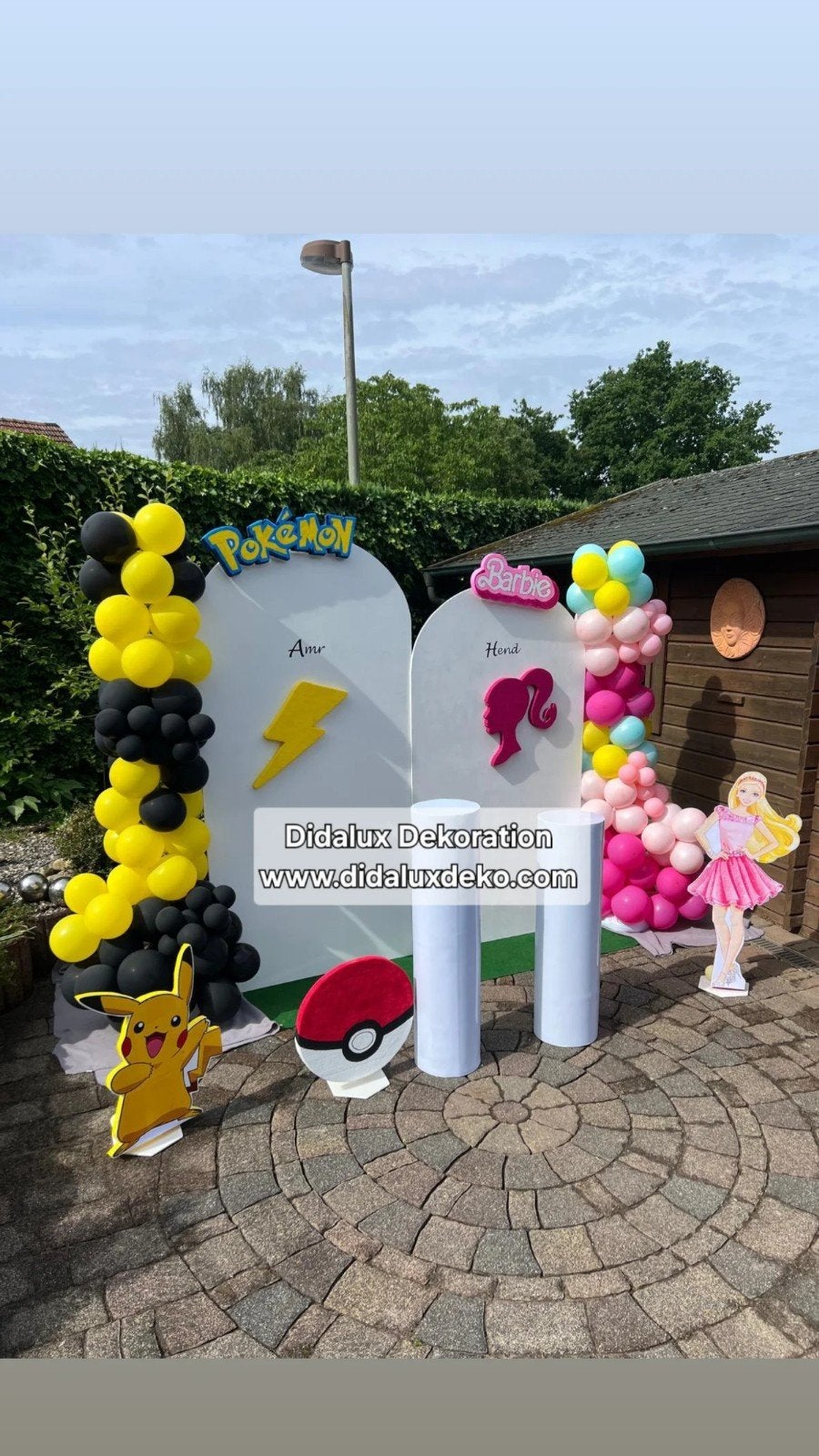 Ballondecoratie Verhuur Twente & Kreis Borken, Ophalen of Verzenden, Zo goed als nieuw, Feestartikel, Geboorte of Huwelijk