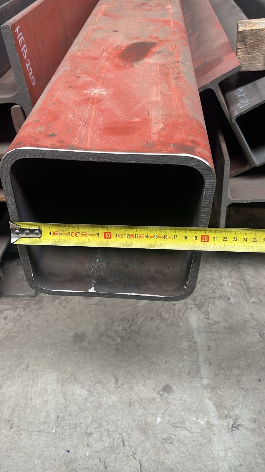 Koker 200x200x10 -lengte 1800mm, Ophalen, Nieuw, IJzer