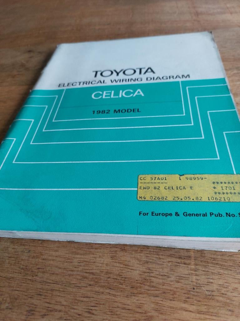 ELECTRICAL WIRING DIAGRAM TOYOTA CELICA RA60 RA61 RA63 TA60, Ophalen of Verzenden
