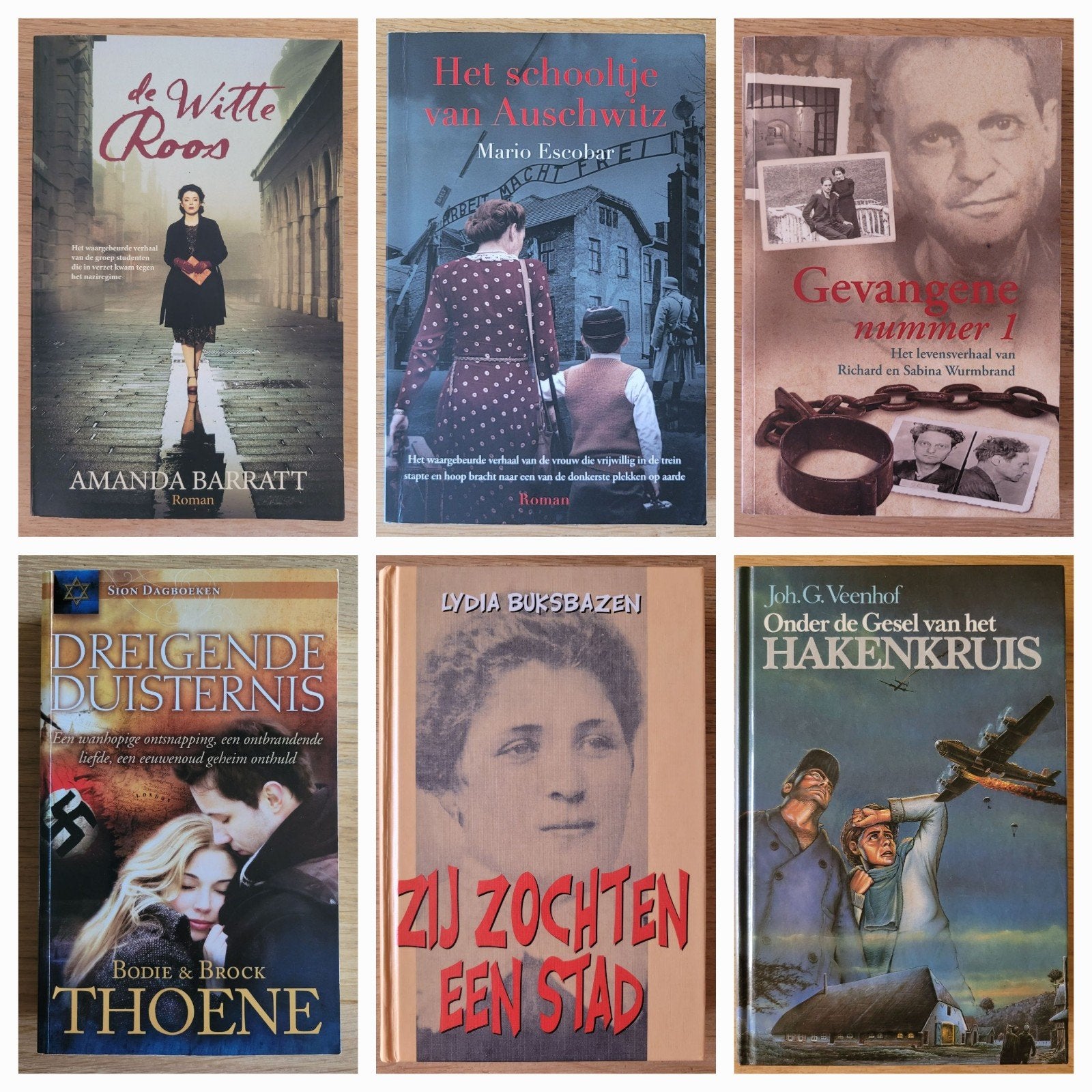 VOORDEEL LEESPAKKET 📚 6 chr. hist. romans/boeken o.a 2e W0, Ophalen of Verzenden, Gelezen