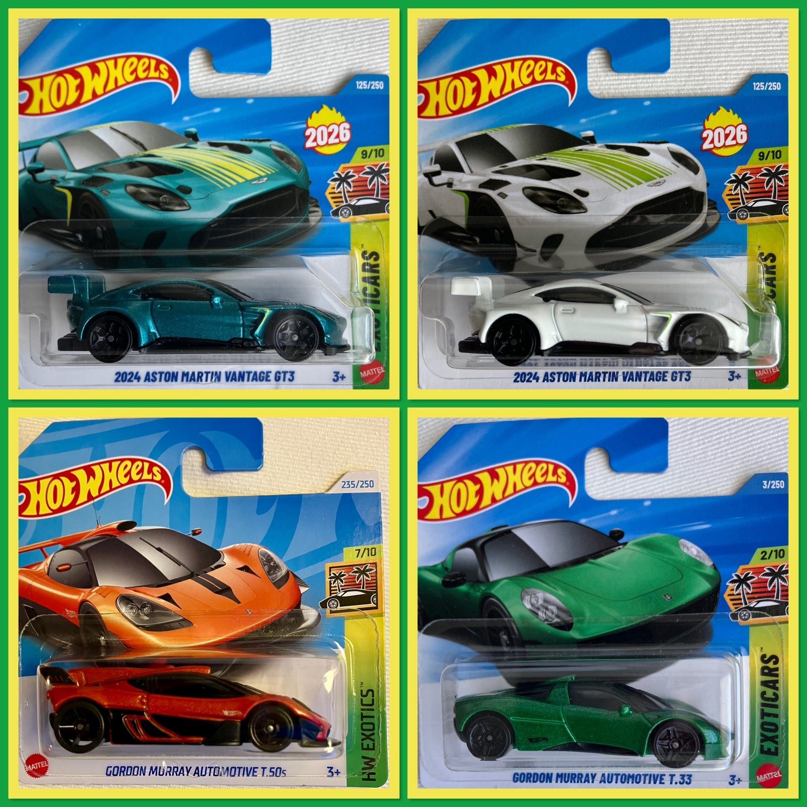 Hot Wheels Exotics Aston Martin Gordon Murray per stuk, Ophalen of Verzenden, Nieuw, Auto