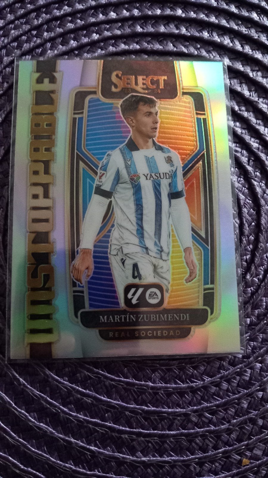 Martín Zubimendi Panini Select La Liga Soccer Kaart, Ophalen of Verzenden, Zo goed als nieuw, Buitenlandse clubs, Spelerskaart