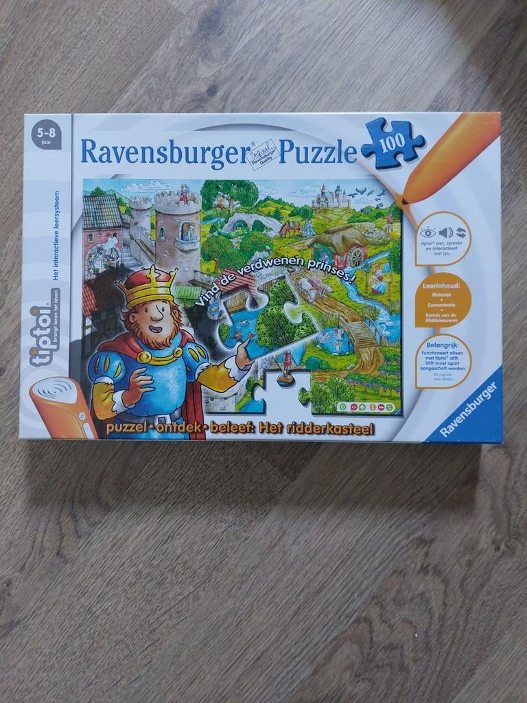 Ravensburger Tiptoi Puzzle: Het Ridderkasteel (100 stukjes), Kinderen en Baby's, Speelgoed | Educatief en Creatief, Ophalen, Gebruikt