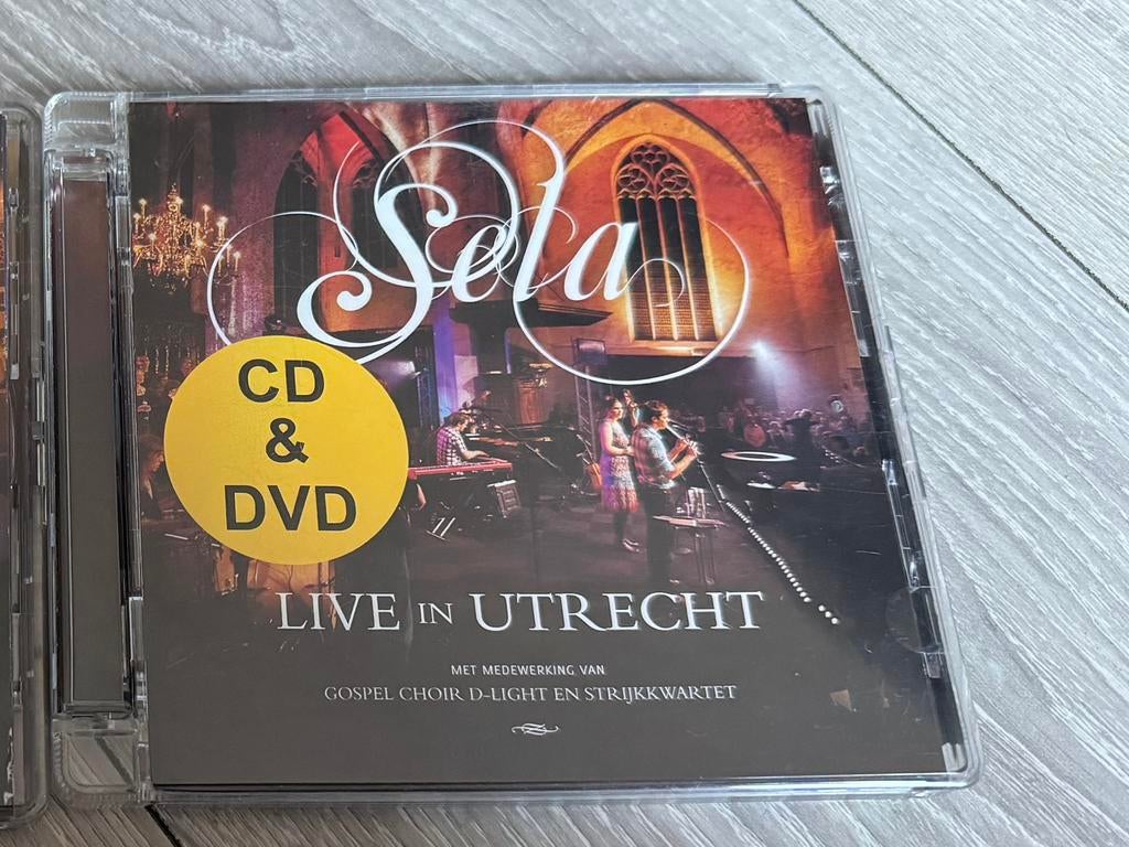 Sela cd live in utrecht met gratis dvd sela live in gouda, Cd's en Dvd's, Ophalen of Verzenden, Zo goed als nieuw