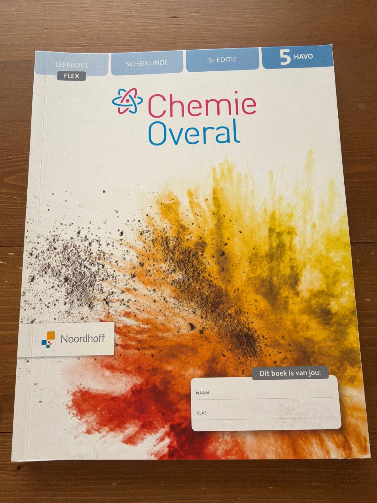 Chemie Overal 5 HAVO Leerboek 5e editie Noordhoff, Ophalen of Verzenden, Nieuw, HAVO, Scheikunde