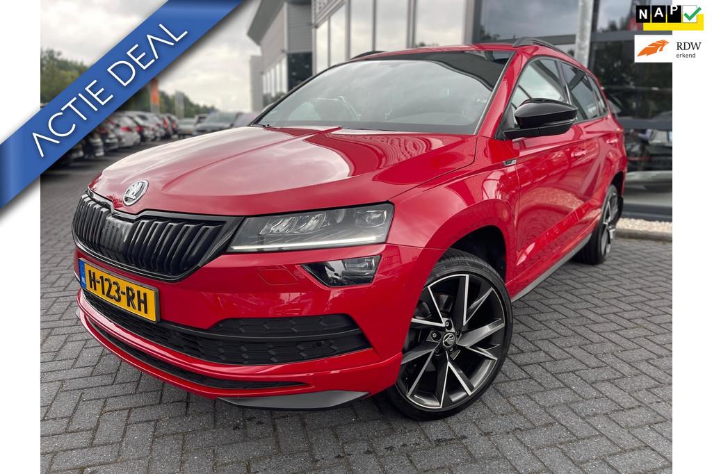 Skoda Karoq 1.5 TSI ACT Sportline Business | DSG | Panorama, 4 cilinders, 150 pk, Automatische klimaatregeling, Bedrijf