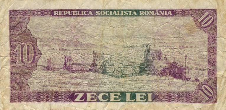 Bankbiljet - Roemenië - 10 lei, Postzegels en Munten, Bankbiljetten | Europa | Niet-Eurobiljetten, Ophalen of Verzenden, Overige landen