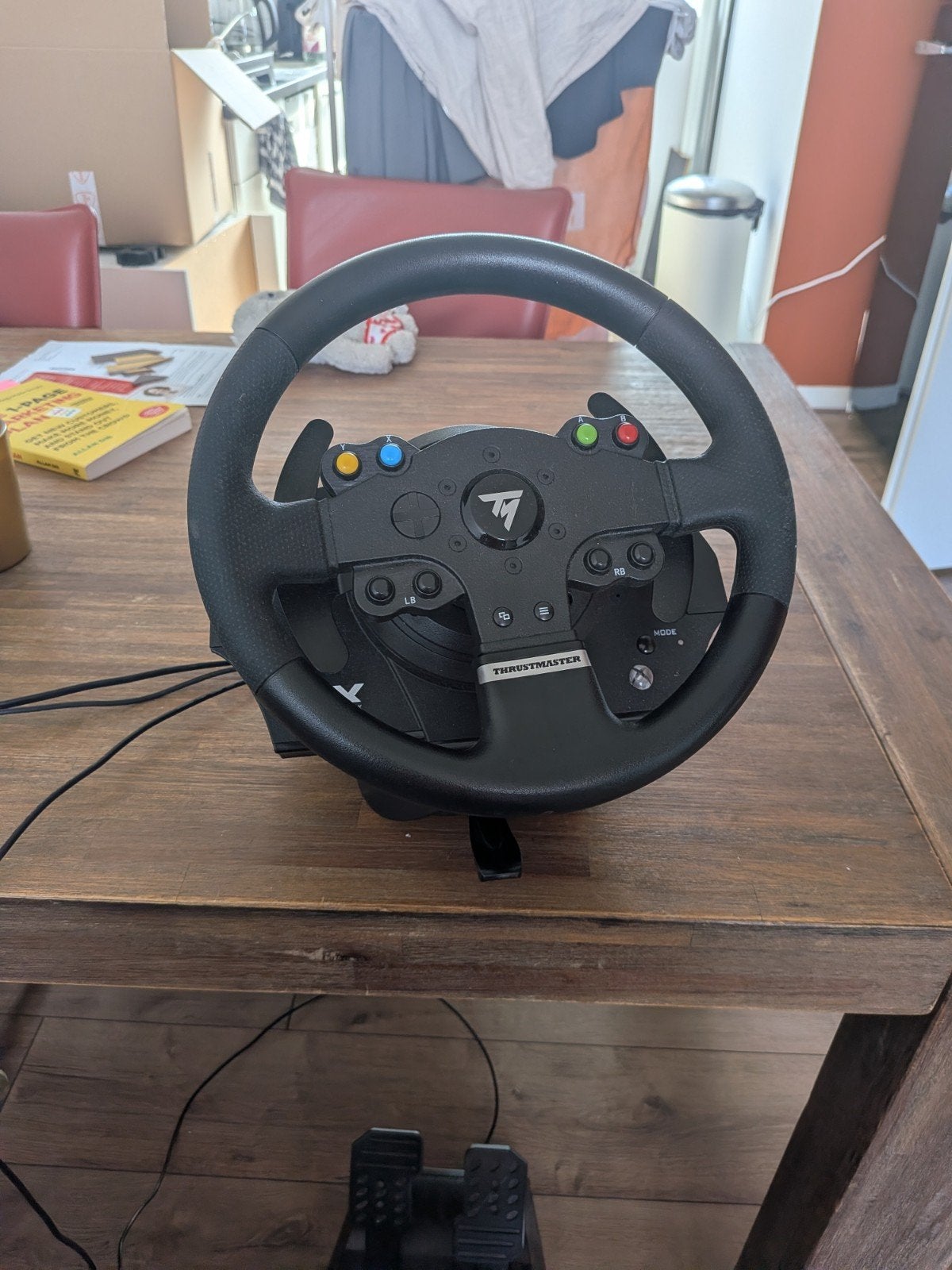 Thrustmaster TMX Force Feedback racestuur met pedalen, Ophalen, Overige merken, Zo goed als nieuw