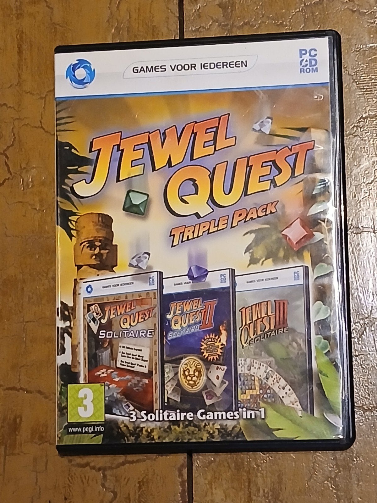 Jewel Quest Triple Pack PC CD-ROM - 3 Solitaire Games, Ophalen of Verzenden