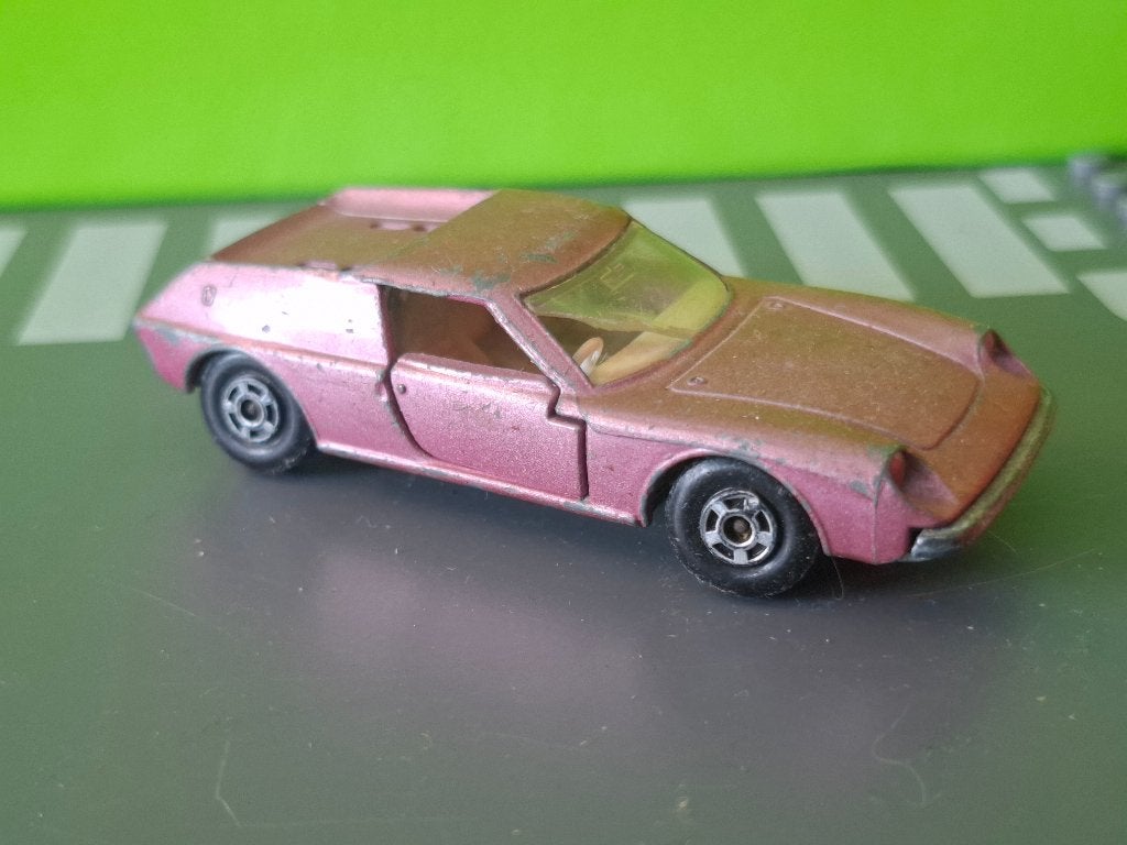 Matchbox 5 - Lotus Europa [paars] 1/60 3, Ophalen of Verzenden, Gebruikt, Auto