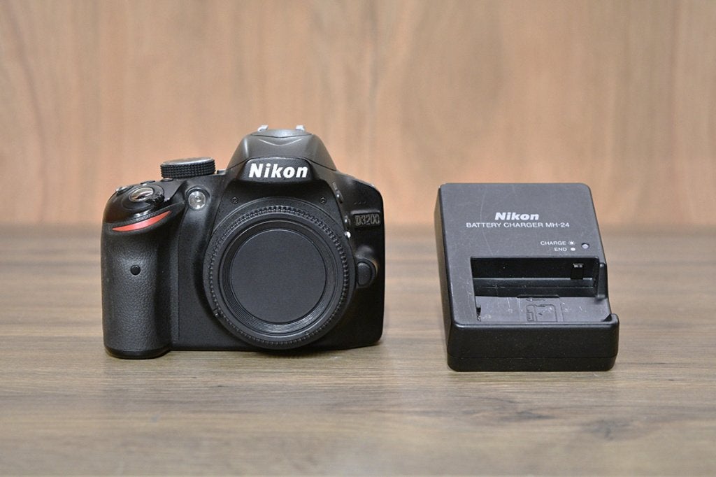 Uitstekende Nikon D3200 DSLR body (slechts 9471 clicks!), Audio, Tv en Foto, Ophalen, Gebruikt, Spiegelreflex, 24 megapixels