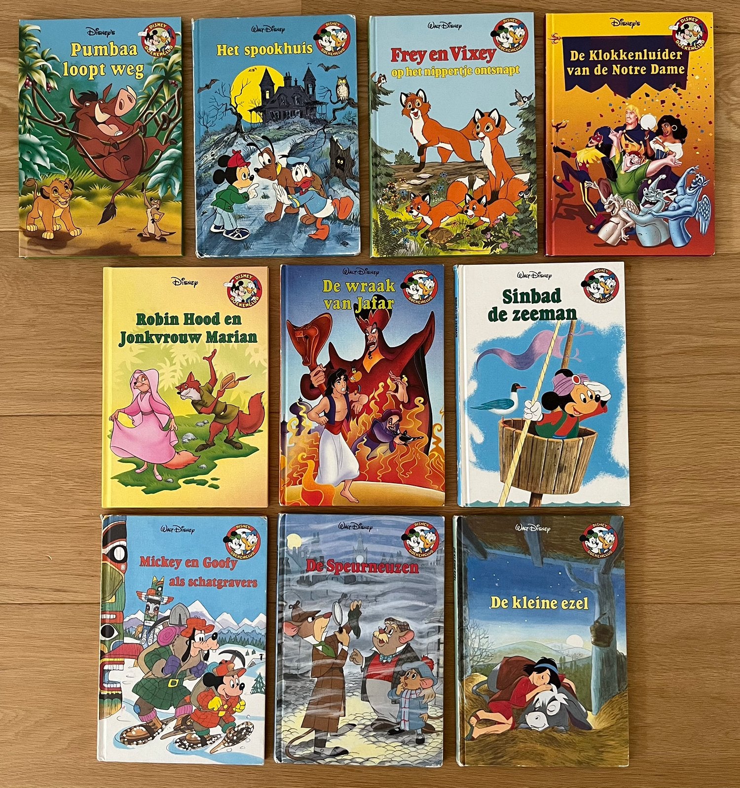 Disney Boekenclub - 10 stuks, Ophalen, Gelezen, Sprookjes