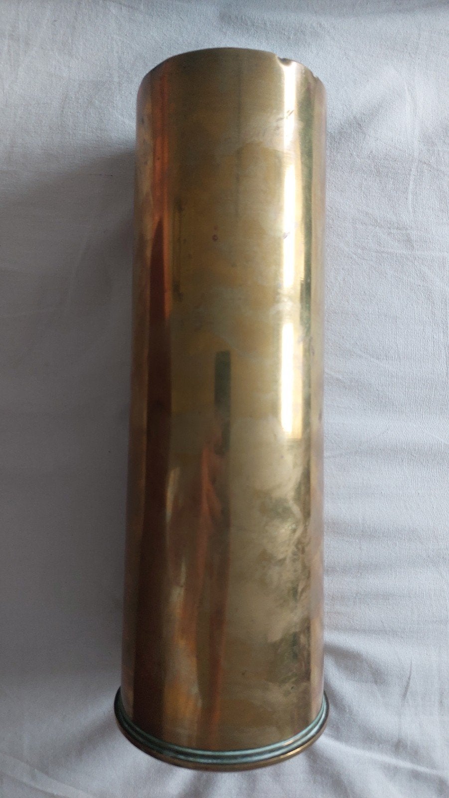 Britse 25-Pounder granaathuls WO2 - 1943, Ophalen of Verzenden, Landmacht, Engeland, Hulzen of Bodemvondsten