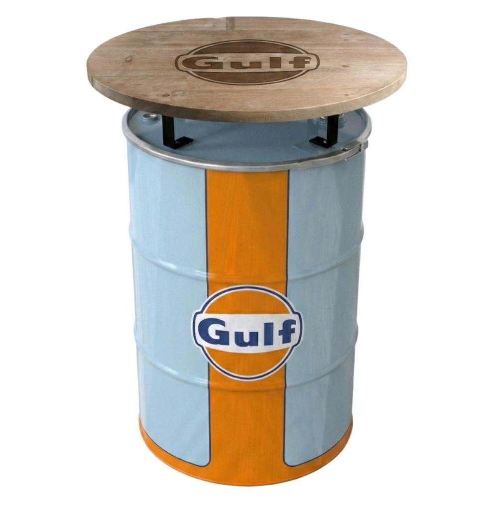 Shop nu de Gulf Heritage Collectie X Bennies Fifties, Verzamelen, Ophalen, Nieuw, Reclamebord
