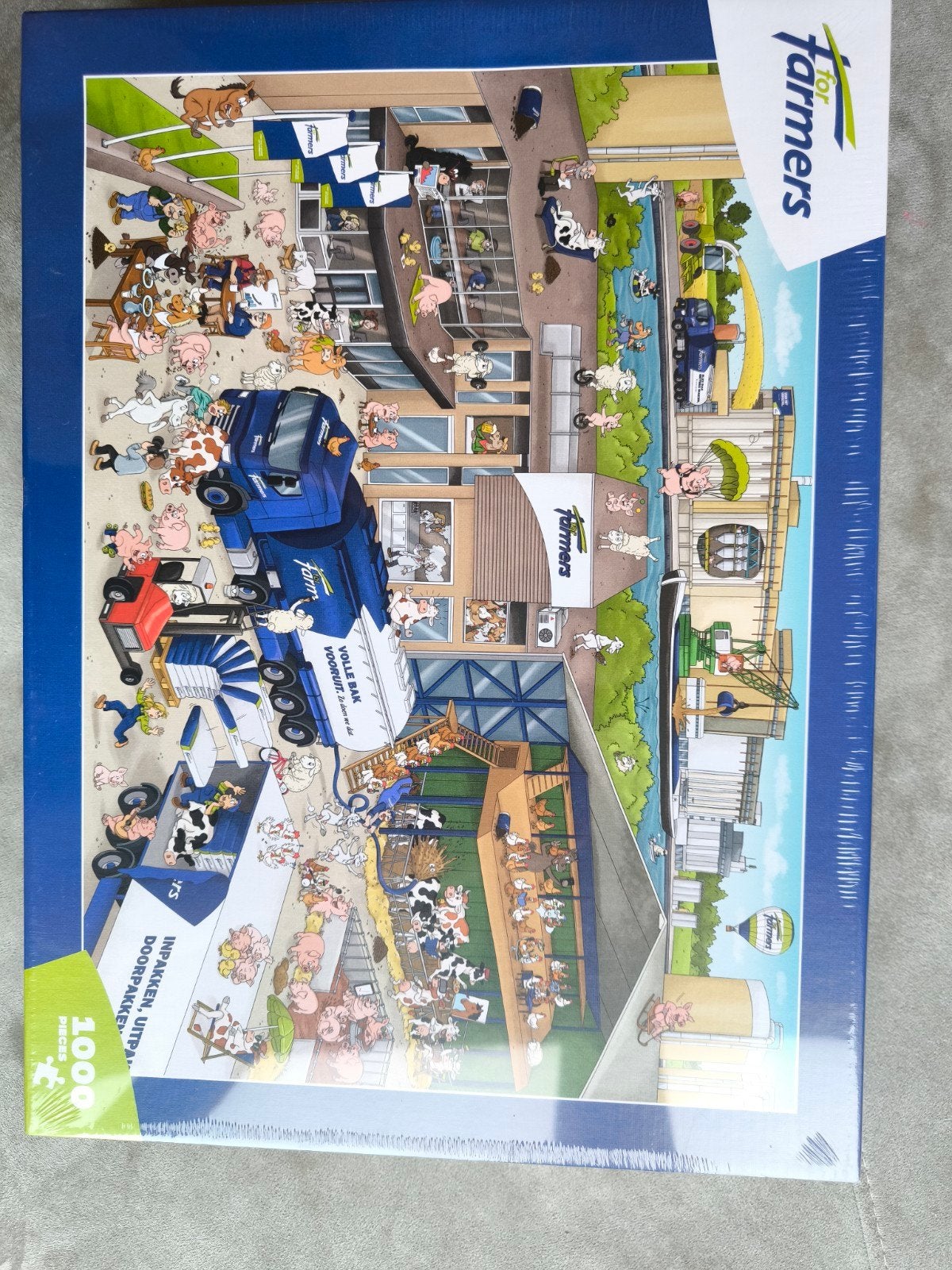 Nieuwe 'for Farmers' legpuzzel 1000 stukjes, Ophalen of Verzenden, 500 t/m 1500 stukjes, Nieuw, Legpuzzel