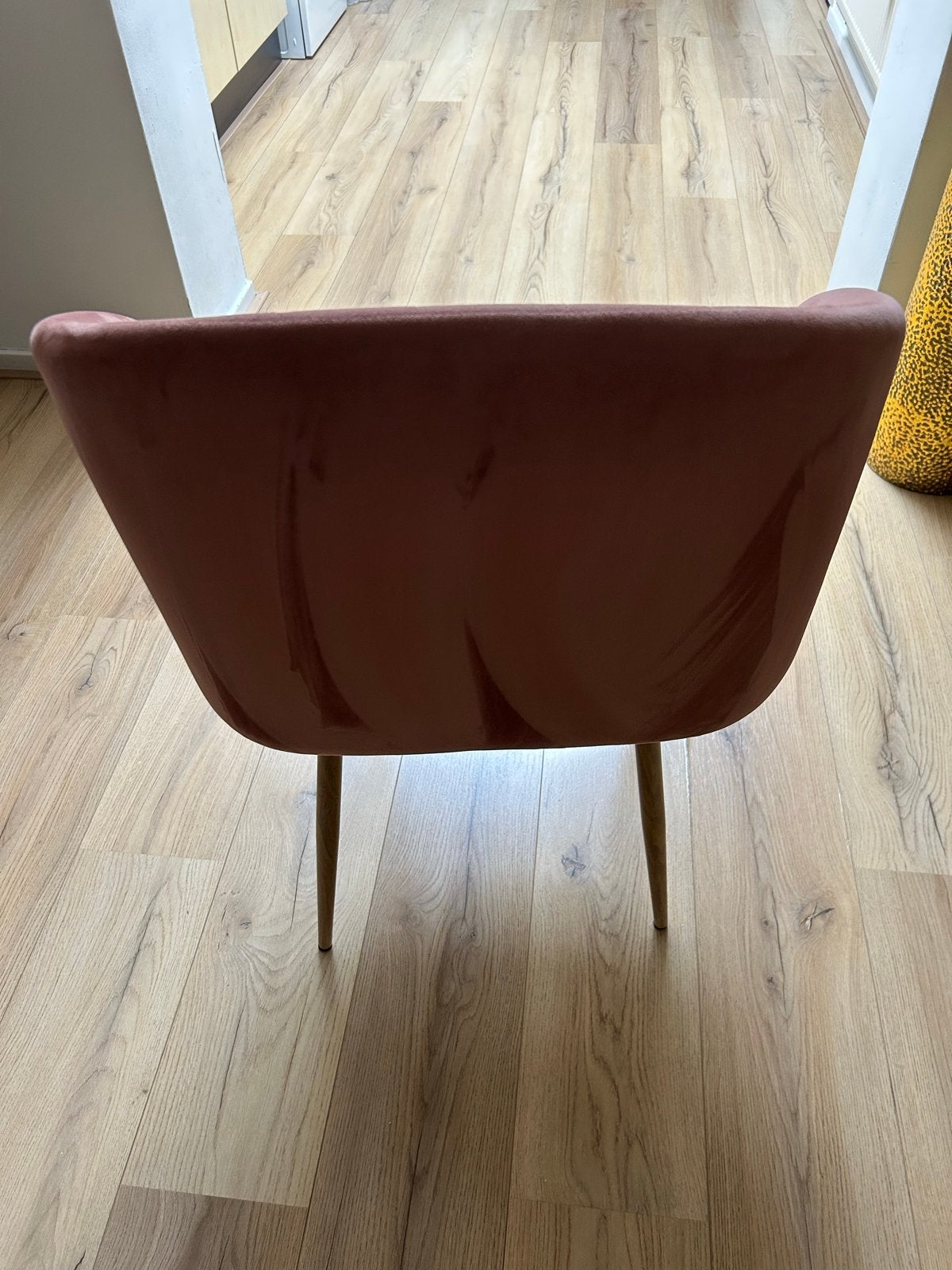 Roze fluwelen stoelen, Ophalen, Overige kleuren, Zo goed als nieuw, Eén