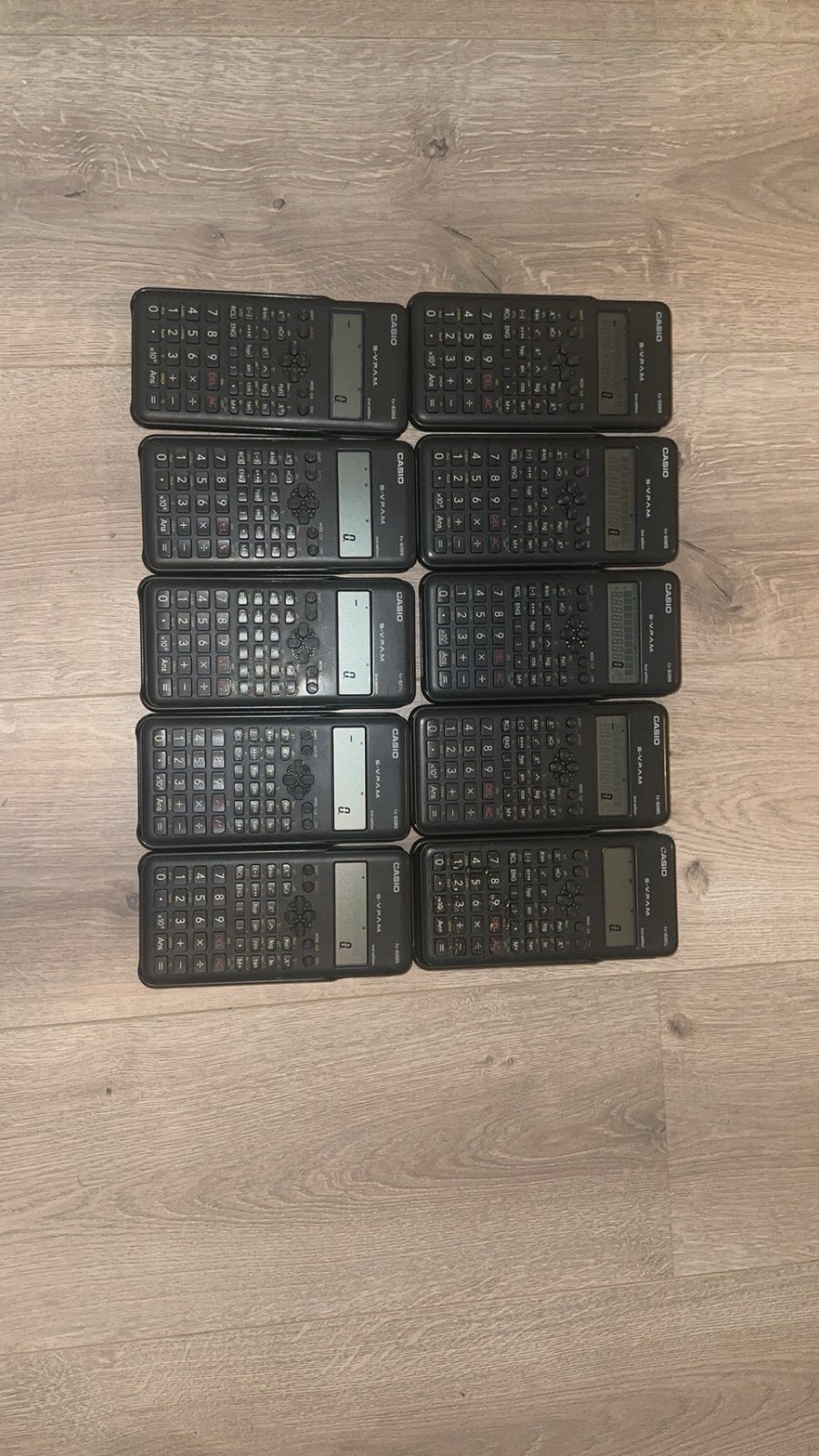 10 Casio FX-82MS rekenmachines, Ophalen, Gebruikt, Onbekend