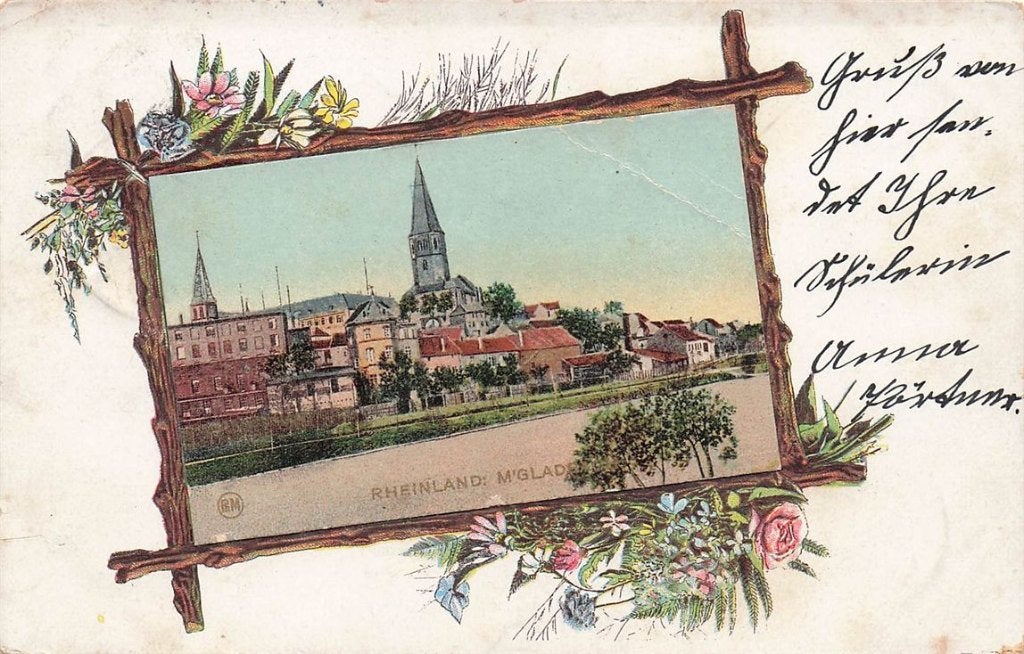 703-191-019 Rheinland M Gladbach, Verzenden, Voor 1920, Duitsland