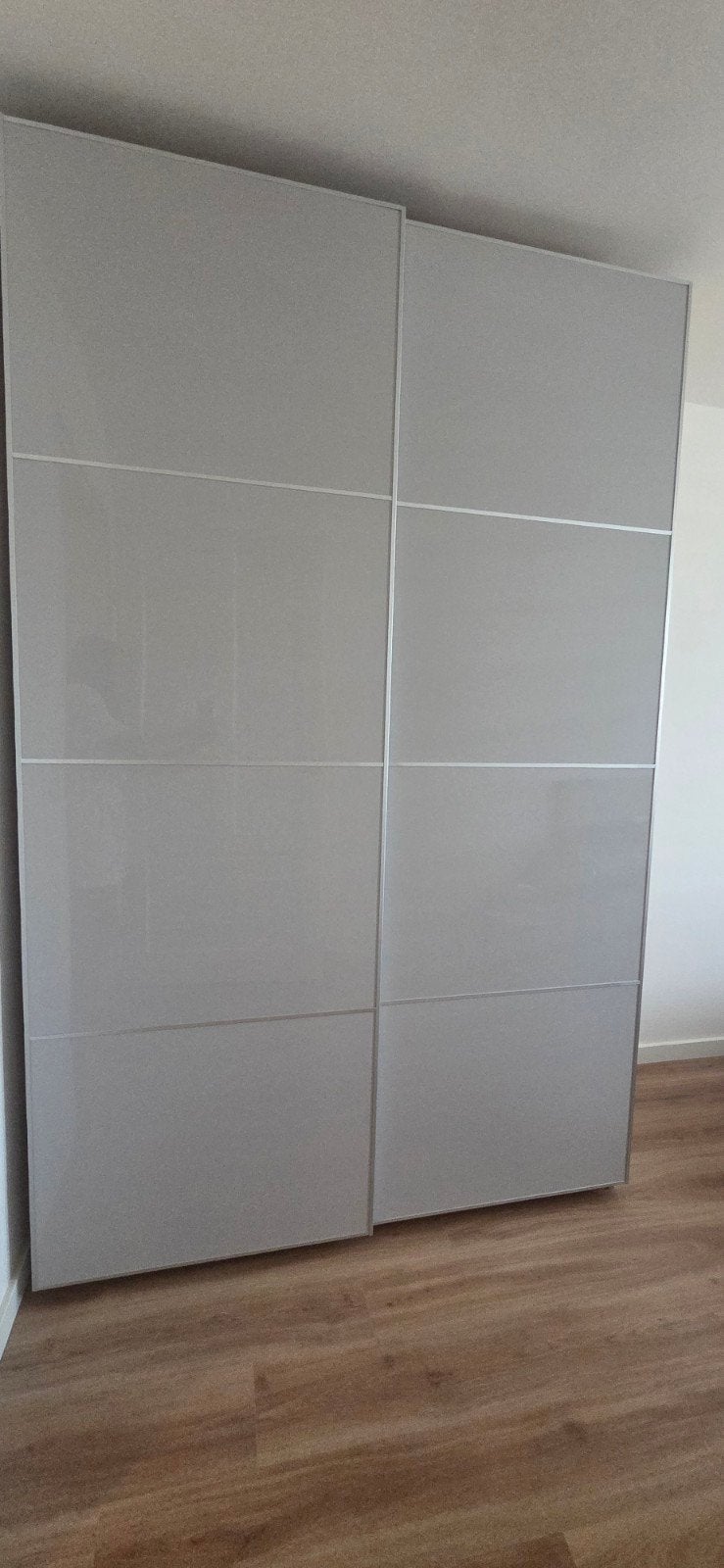 Kledingkast Ikea Pax met schuifdeuren, Huis en Inrichting, Kasten | Kledingkasten, Gebruikt, 100 tot 150 cm, 200 cm of meer, 50 tot 75 cm