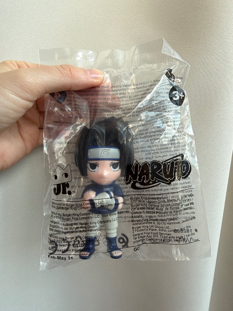 Naruto Shippuden - Sasuke Uchiha Burger King Toy 2025, Ophalen of Verzenden