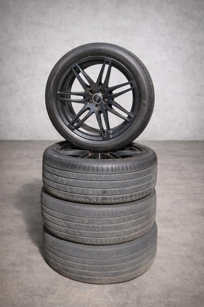 Audi Q5 Velgenset 5x112 20 inch met Michelin Banden, Ophalen of Verzenden, 235 mm, Zomerbanden, Banden en Velgen