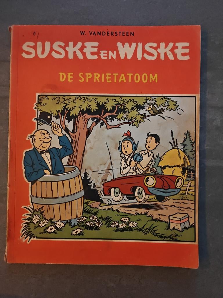 Suske en Wiske de sprietatoom, Boeken, Stripboeken, Eén stripboek, Ophalen of Verzenden, Gelezen