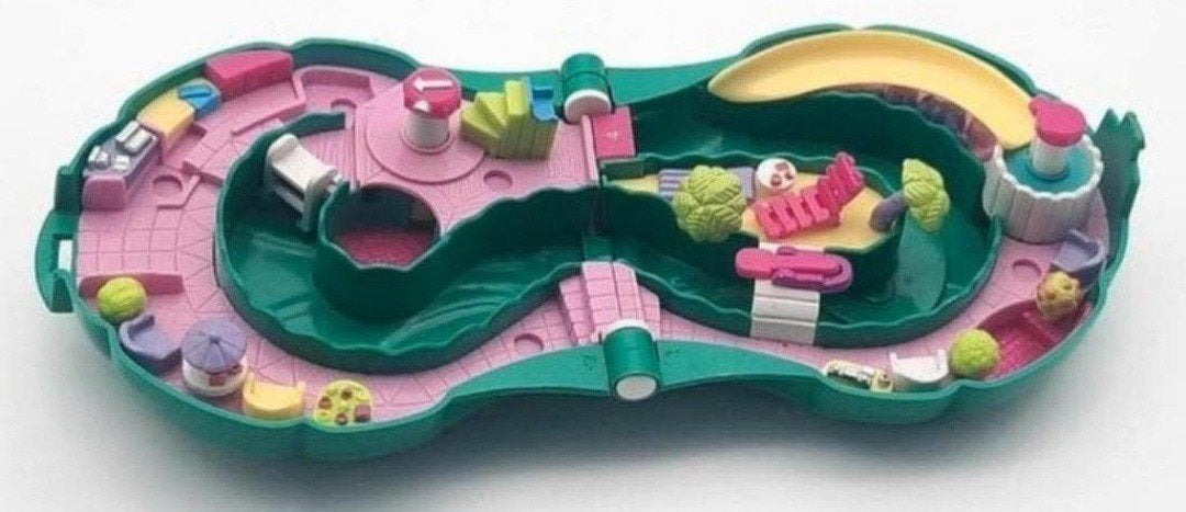 Polly Pocket Splash & Slide Waterpark 1995 Bluebird, Ophalen of Verzenden, Gebruikt
