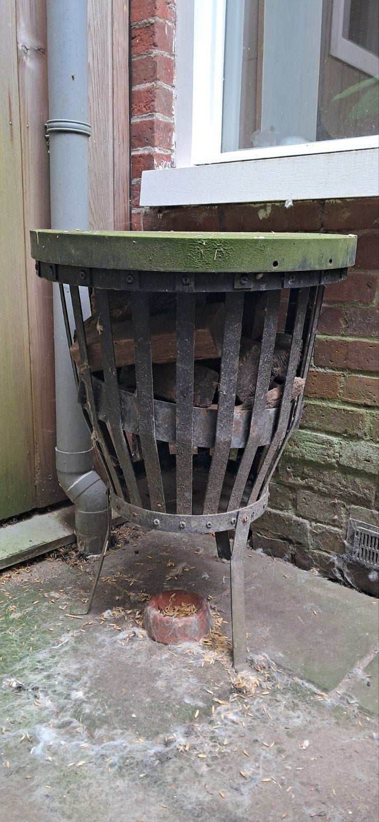 Vuurkorf, Ophalen, Gebruikt, Vuurkorf