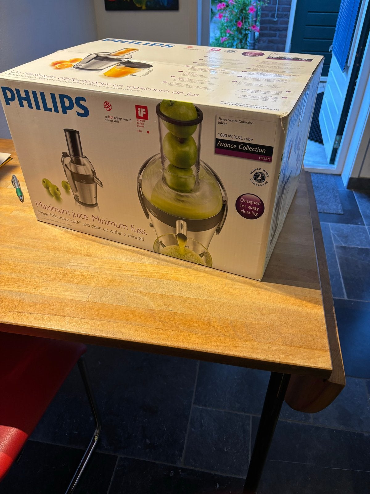 Philips Sapcentrifuge - Slechts 1x gebruikt!, Ophalen of Verzenden, Zo goed als nieuw