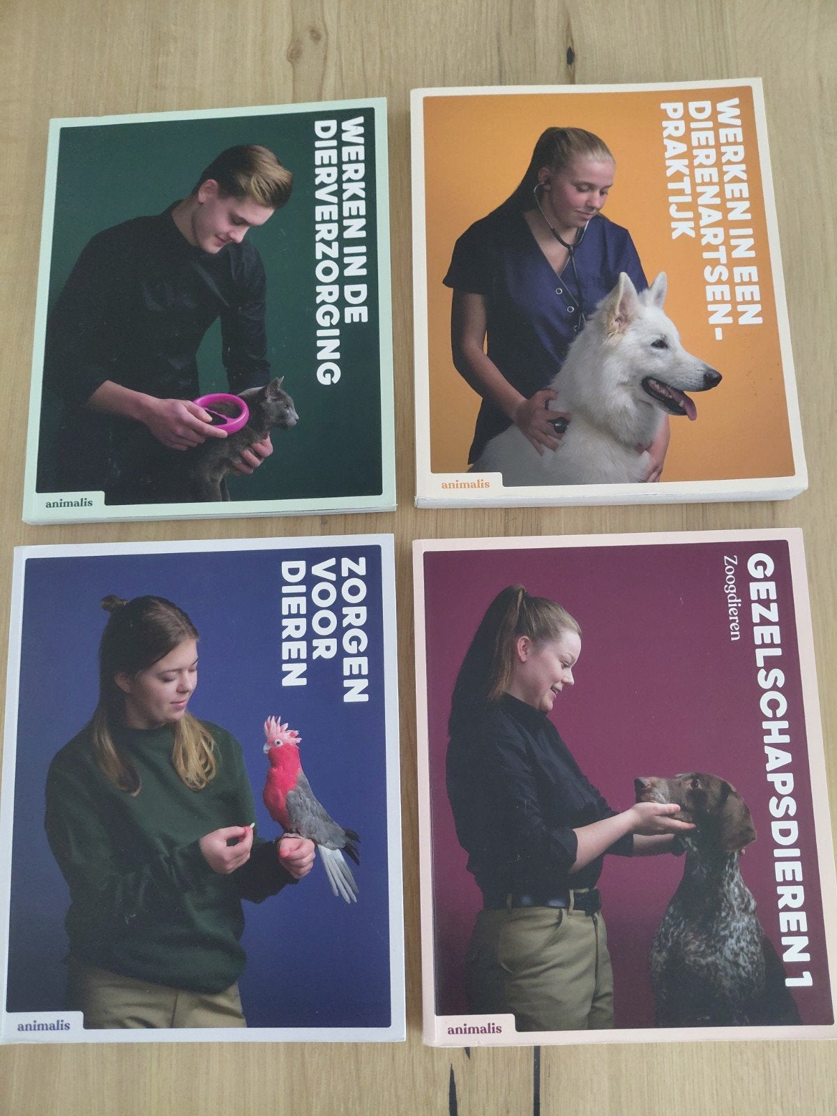 4 studieboeken opleiding Dierenverzorging/Paraveterinair, Boeken, Schoolboeken, Ophalen of Verzenden, Zo goed als nieuw