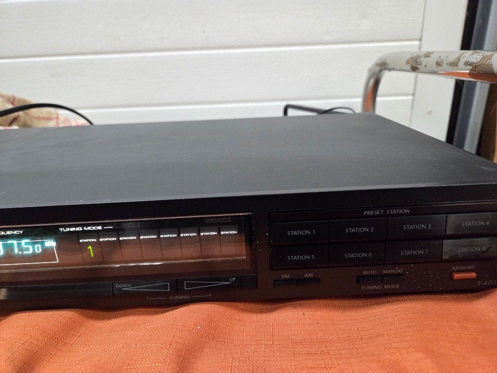 onkyo T 4037 tuner, quartz synthesized fm/am tuner, Ophalen of Verzenden, 'T Olde Gre-j, Info@toldegrej.nl, Endepoelstraat 20f Didam
