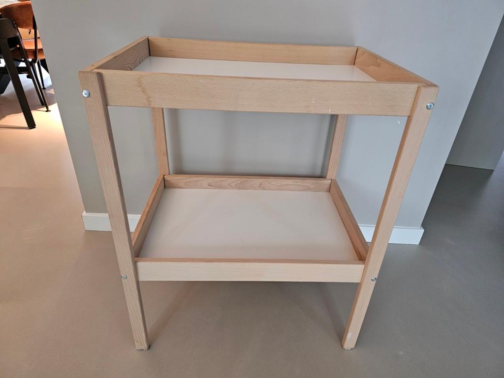 SNIGLAR Commode, beuken/wit, 72x53 cm, Overige merken, Gebruikt, Overige typen, Ophalen of Verzenden