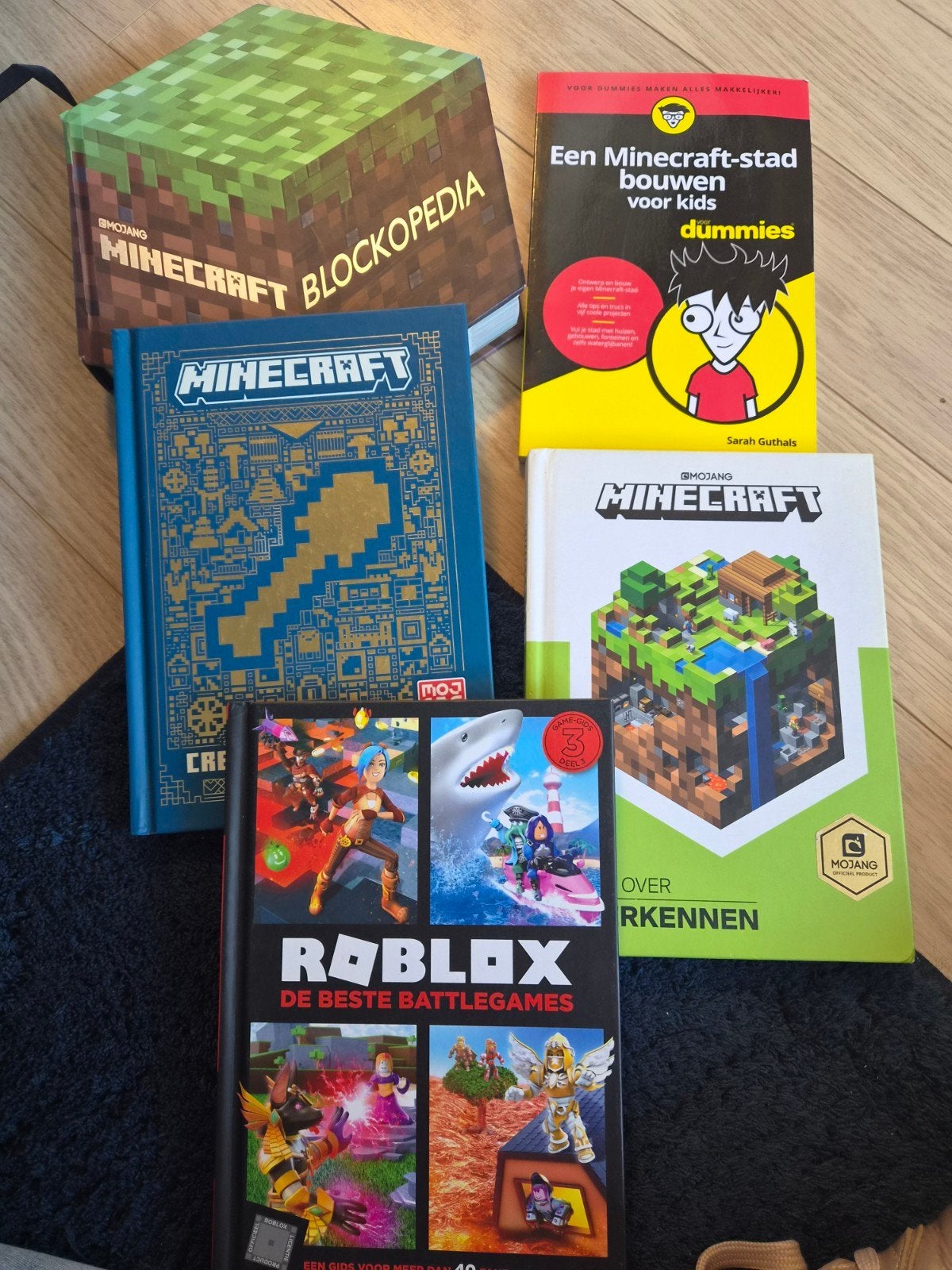 5 boeken minecraft en roblox, Boeken, Ophalen of Verzenden, Overige onderwerpen