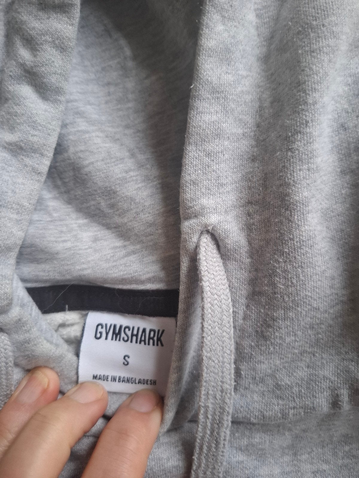 Gymshark hoodie grijs maat S, Ophalen, Maat 36 (S), Grijs, Gedragen