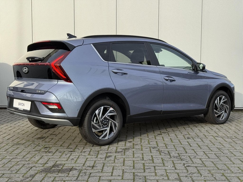 Hyundai Bayon 1.0 T-GDI Premium / Dodehoekdetectie / Stoel-, Auto's, Voorwielaandrijving, Euro 6, 1095 kg, Blauw