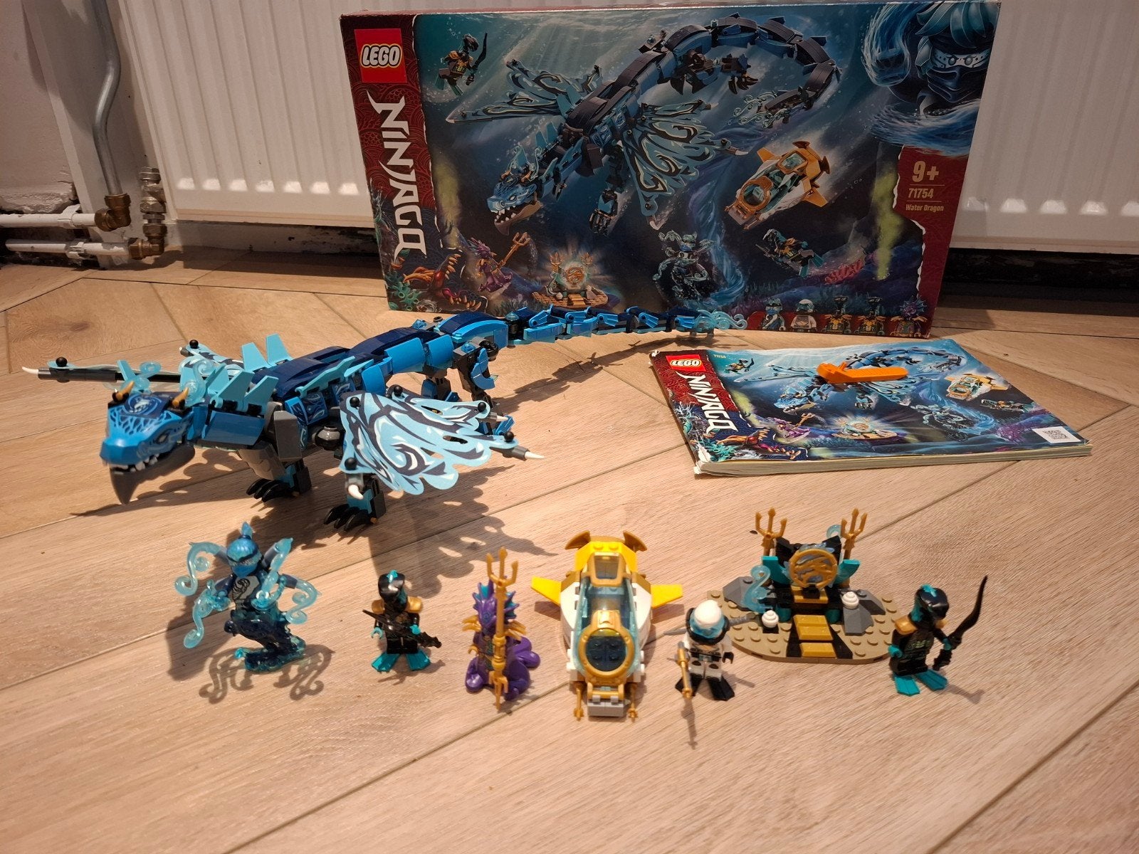 Lego Ninjago 71754 Waterdragon, Lego, Ophalen of Verzenden, Zo goed als nieuw, Compleet