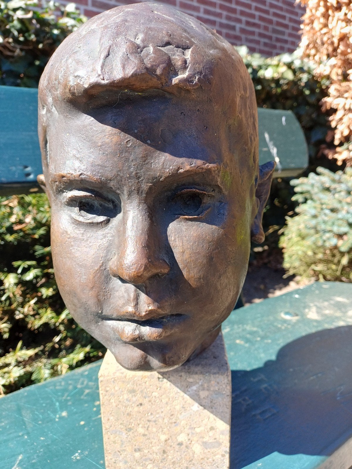 Bronze  kop, Antiek en Kunst, Ophalen of Verzenden