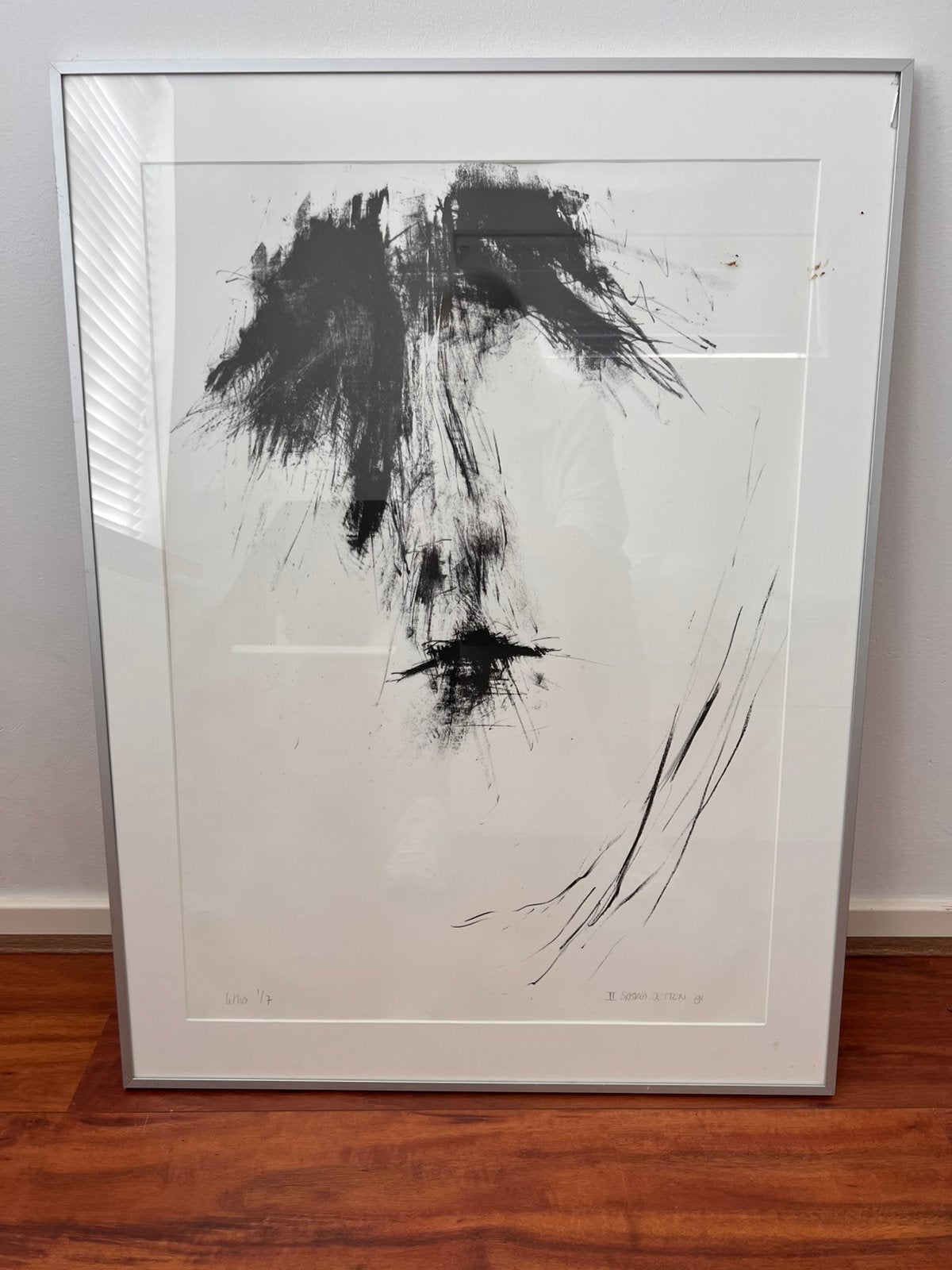 Saskia Jetten litho in lijst 61x81, Ophalen