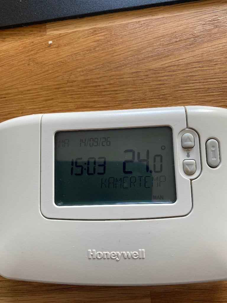 thermostaat Honeywell, Doe-het-zelf en Verbouw, Minder dan 30 cm, Minder dan 60 cm, Zo goed als nieuw, Minder dan 200 watt